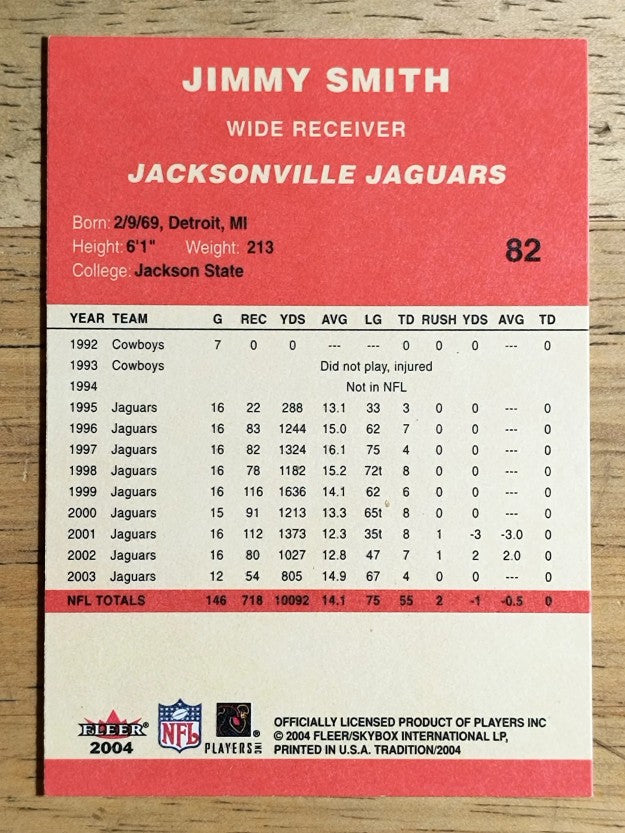 2004 Fleer Tradition #82 Jimmy Smith