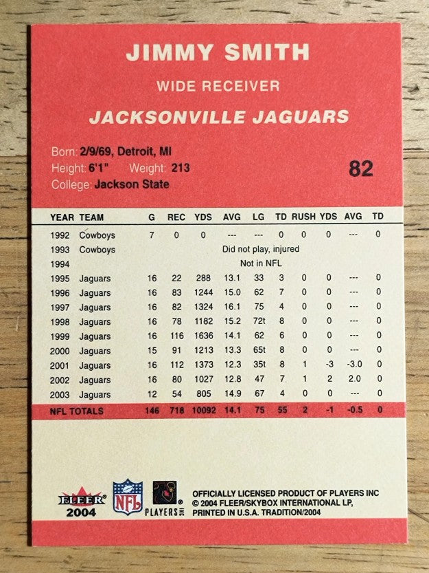 2004 Fleer Tradition #82 Jimmy Smith