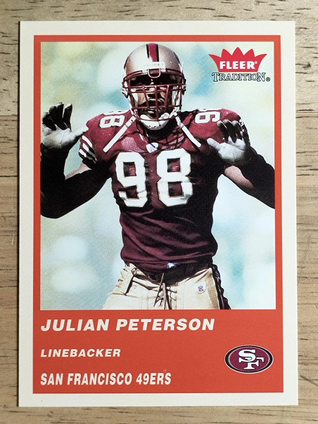 2004 Fleer Tradition #154 Julian Peterson