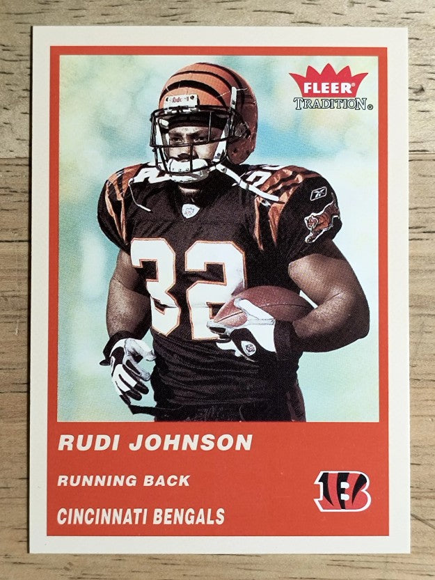 2004 Fleer Tradition #198 Rudi Johnson