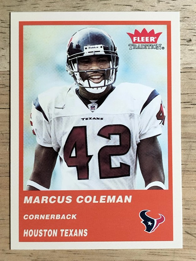 2004 Fleer Tradition #206 Marcus Coleman
