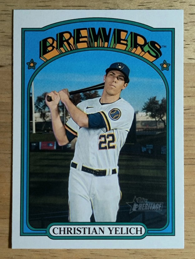 2021 Topps Heritage #251 Christian Yelich