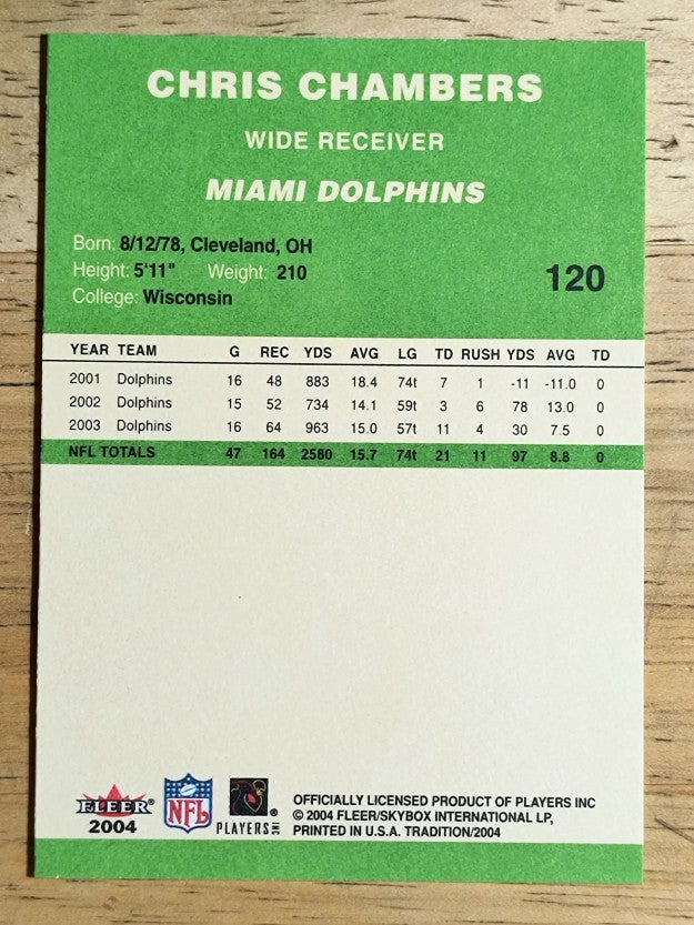 2004 Fleer Tradition Green #120 Chris Chambers