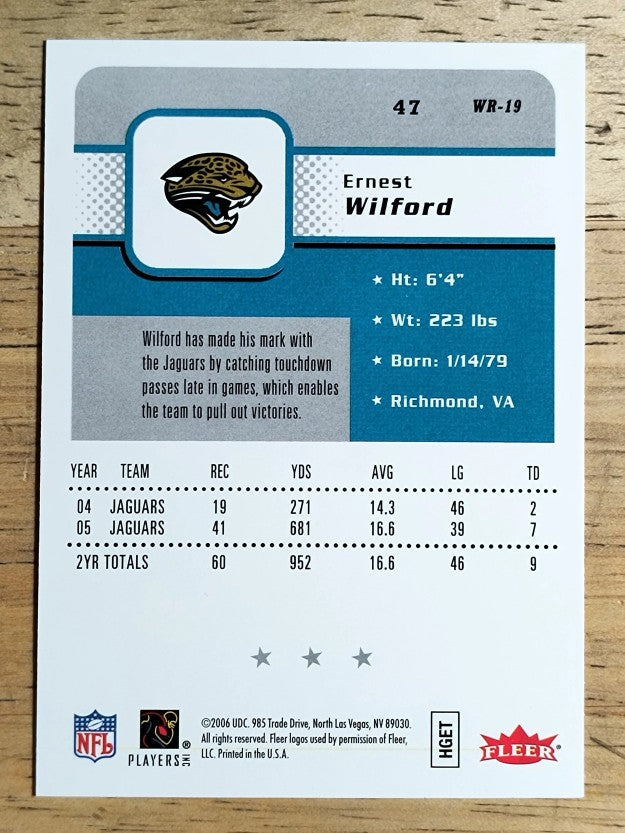 2006 Fleer #47 Ernest Wilford
