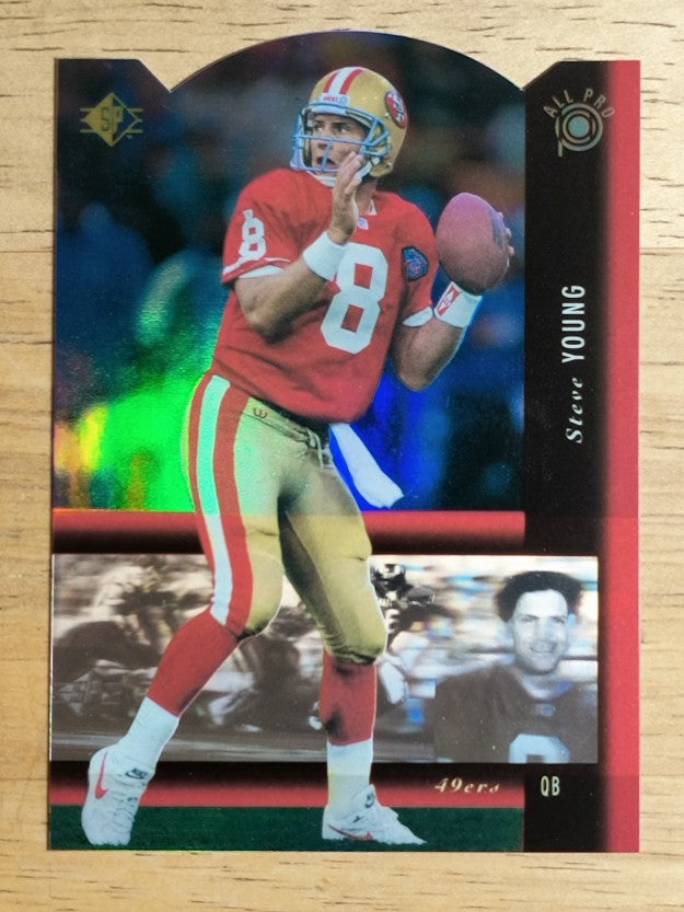 1994 SP Holoviews Die Cuts #PB32 Steve Young