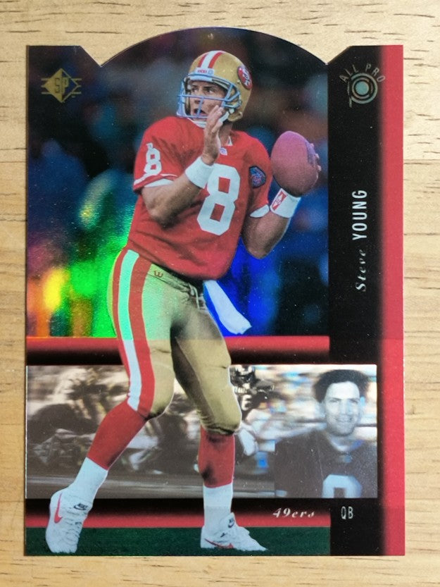 1994 SP Holoviews Die Cuts #PB32 Steve Young