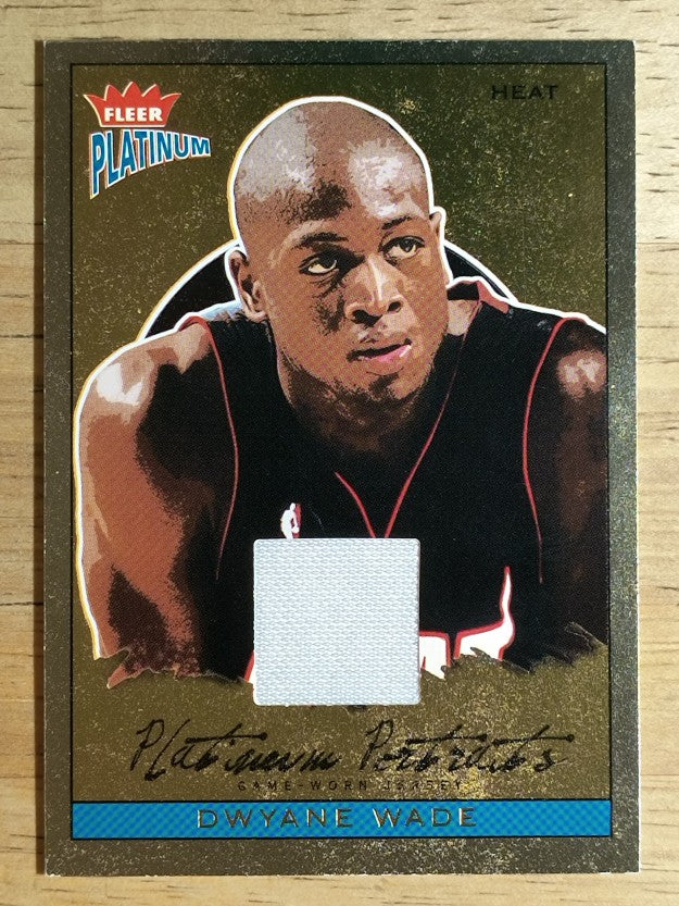 2003-04 Fleer Platinum Portraits Jerseys #DW Dwyane Wade