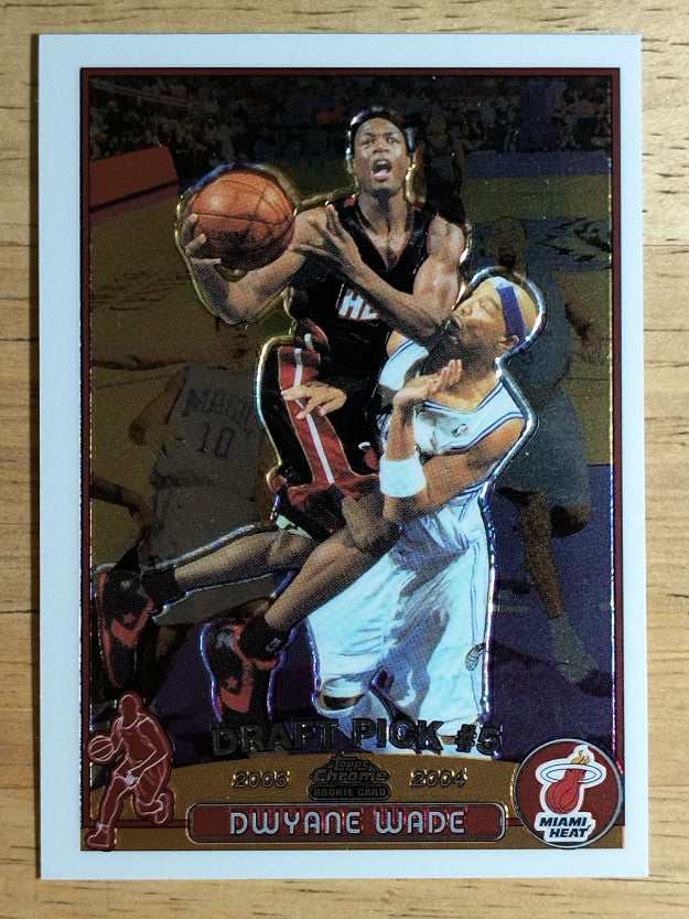 2003-04 Topps Chrome #115 Dwyane Wade RC