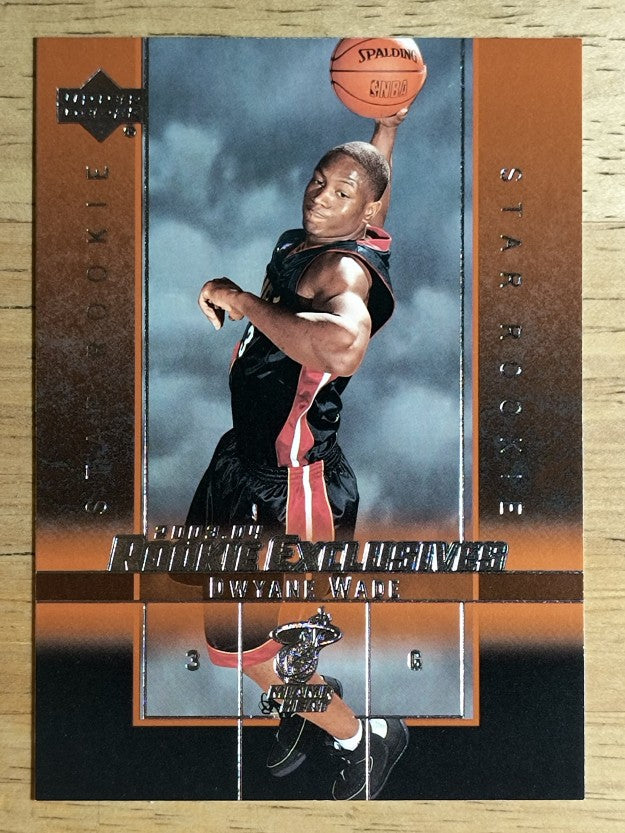 2003-04 Upper Deck Rookie Exclusives #5 Dwyane Wade RC