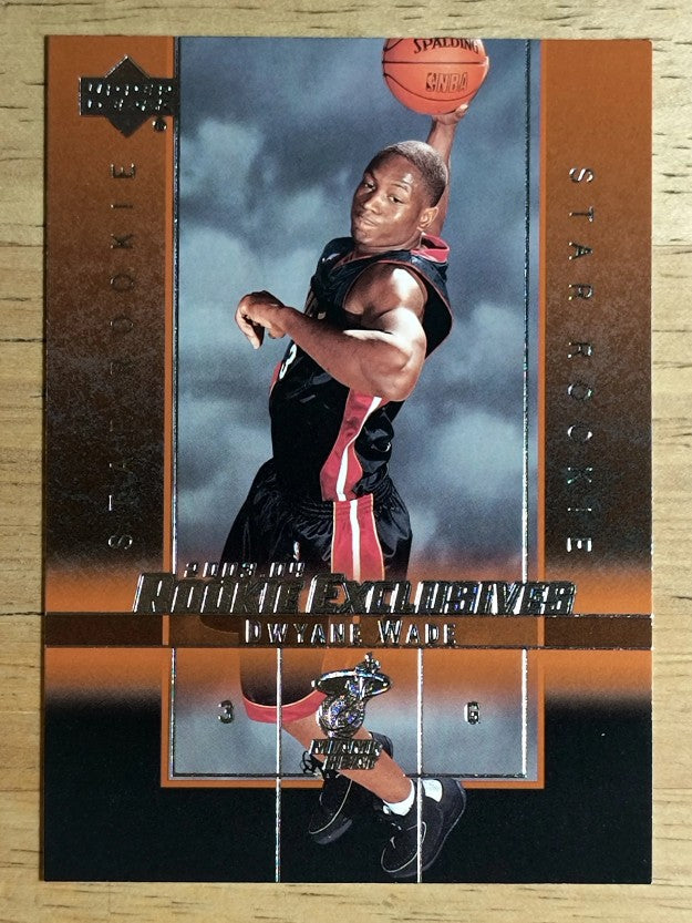 2003-04 Upper Deck Rookie Exclusives #5 Dwyane Wade RC