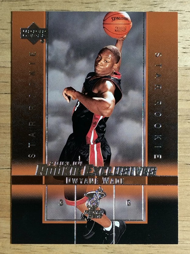 2003-04 Upper Deck Rookie Exclusives #5 Dwyane Wade RC