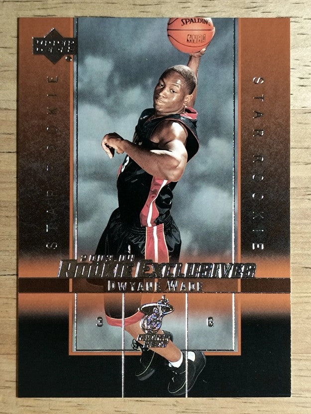 2003-04 Upper Deck Rookie Exclusives #5 Dwyane Wade RC