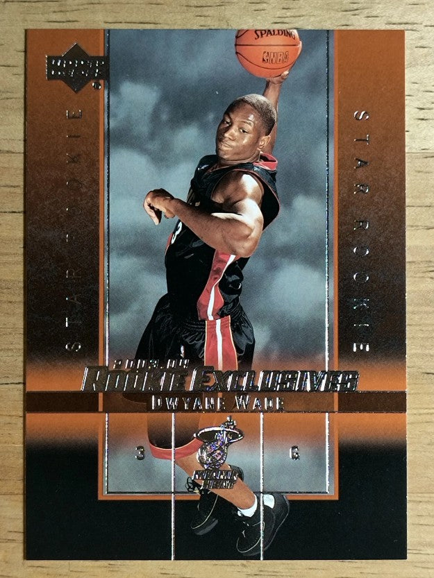 2003-04 Upper Deck Rookie Exclusives #5 Dwyane Wade RC
