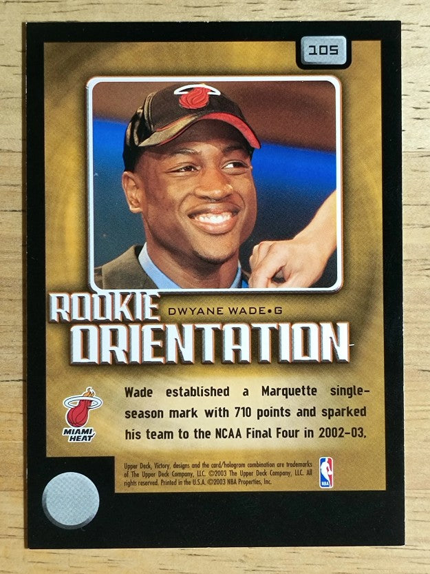2003-04 Upper Deck Victory #105 Dwyane Wade RC