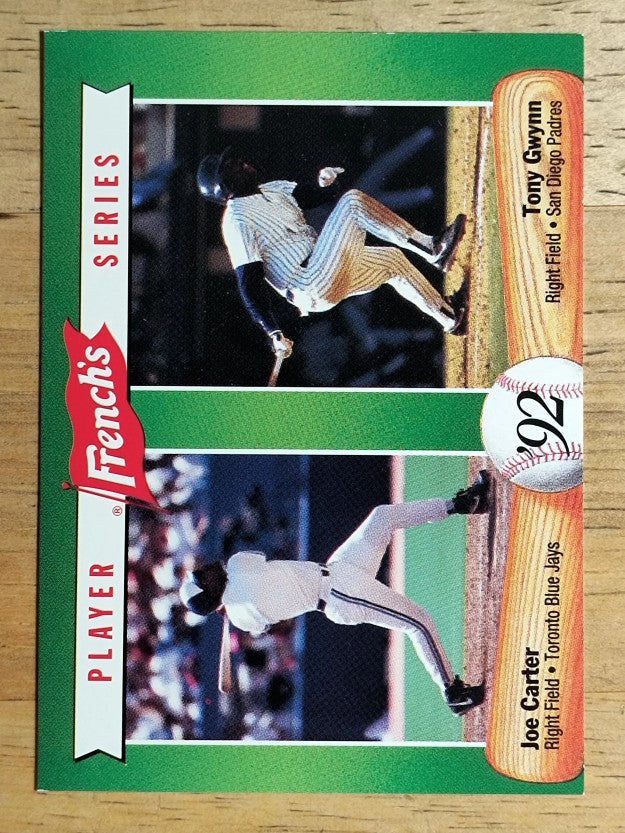 1992 French's #16 Joe Carter/Tony Gwynn