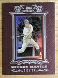 2007 Topps Sterling Framed Burgundy #4 Mickey Mantle