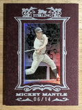 2007 Topps Sterling Framed Burgundy #4 Mickey Mantle