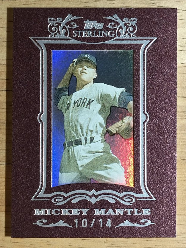 2007 Topps Sterling Framed Burgundy #20 Mickey Mantle