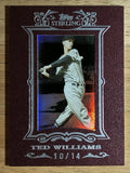 2007 Topps Sterling Framed Burgundy #121 Ted Williams