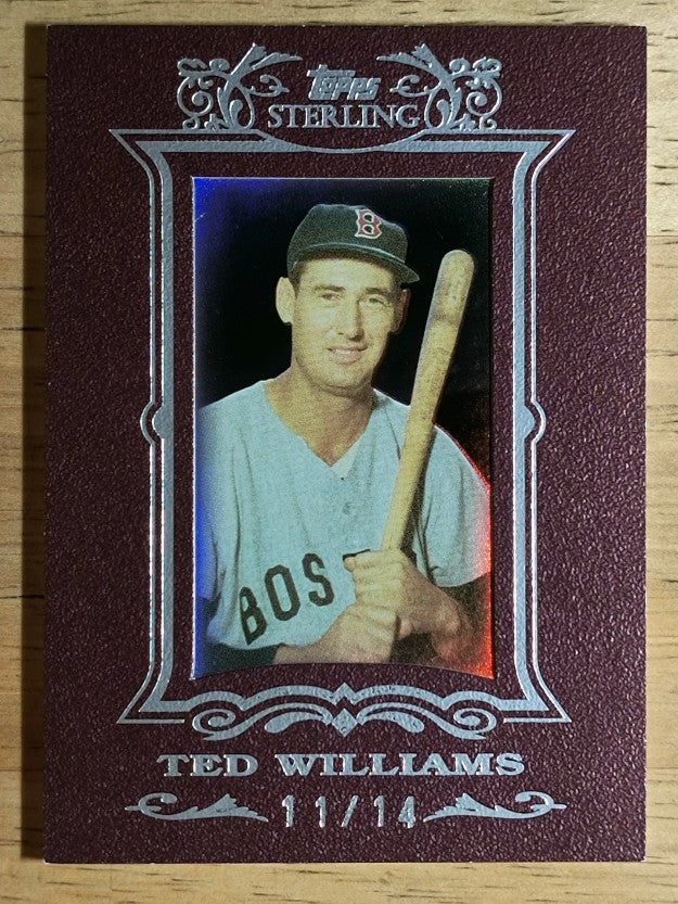 2007 Topps Sterling Framed Burgundy #122 Ted Williams