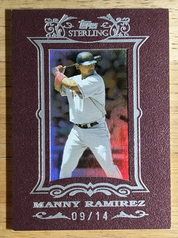 2007 Topps Sterling Framed Burgundy #225 Manny Ramirez