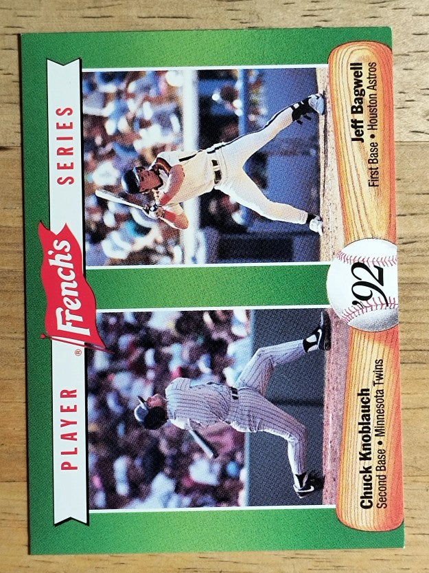 1992 French's #1 Chuck Knoblauch/Jeff Bagwell