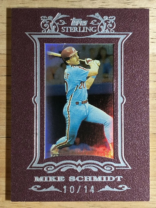 2007 Topps Sterling Framed Burgundy #229 Mike Schmidt