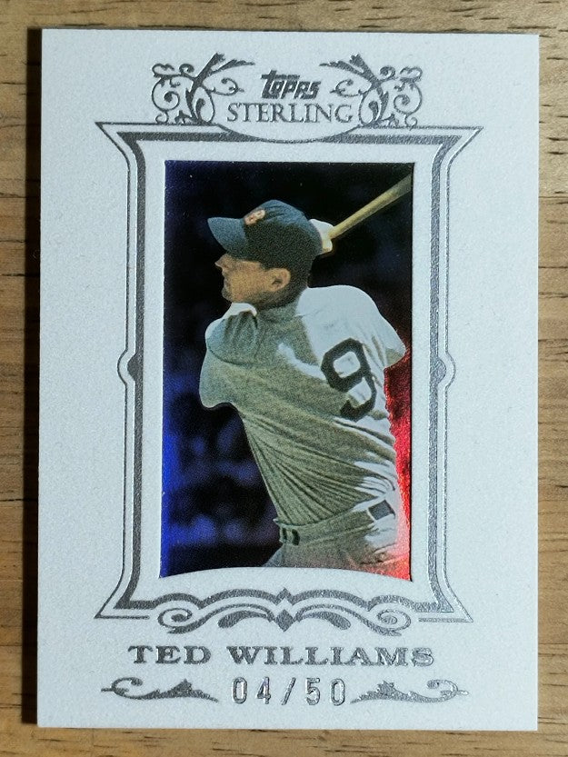 2007 Topps Sterling Framed White Suede #118 Ted Williams