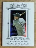 2007 Topps Sterling Framed White Suede #118 Ted Williams