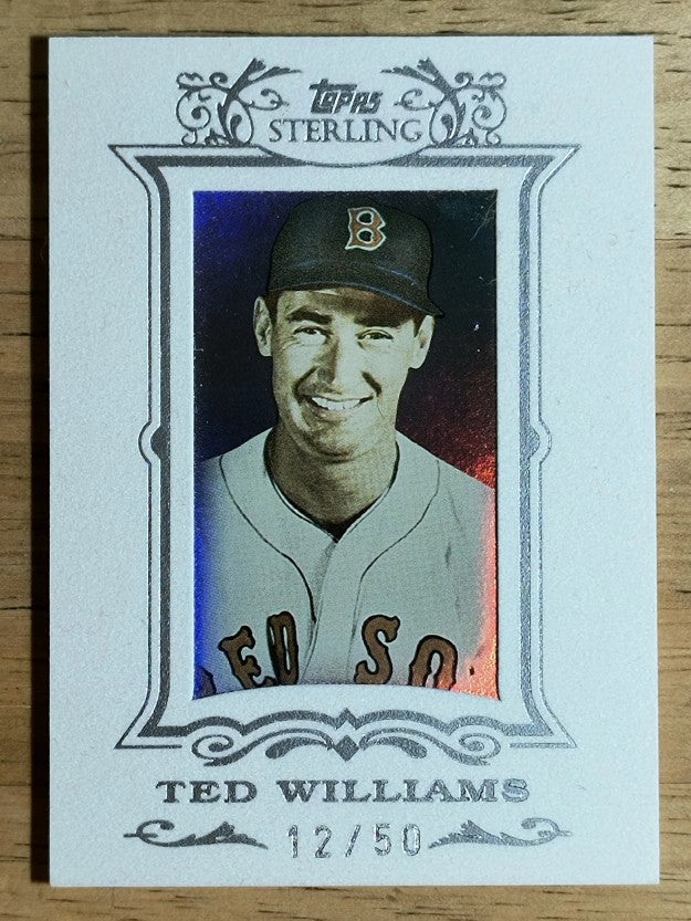 2007 Topps Sterling Framed White Suede #120 Ted Williams