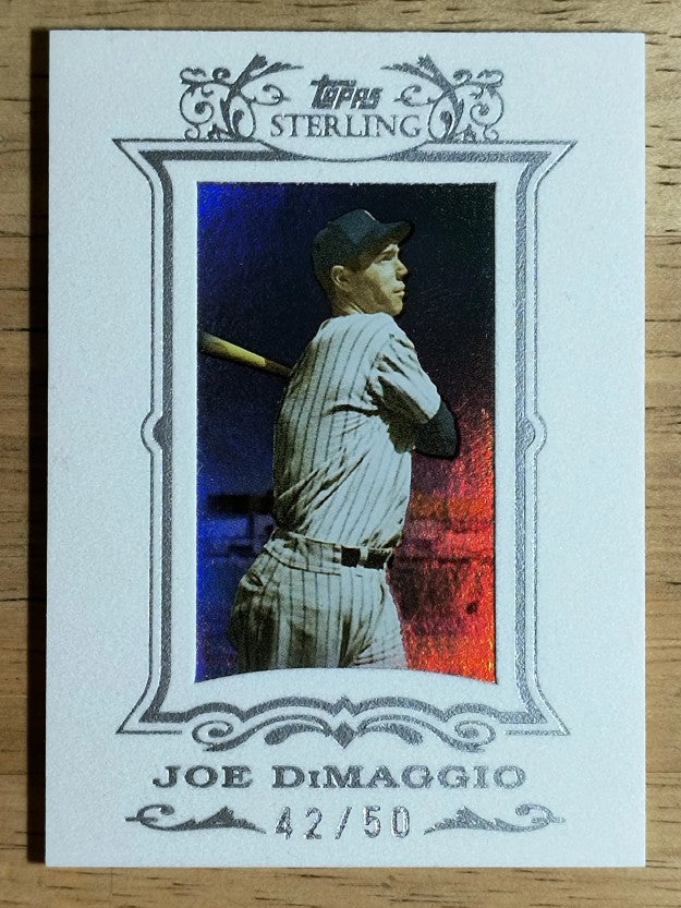 2007 Topps Sterling Framed White Suede #252 Joe DiMaggio