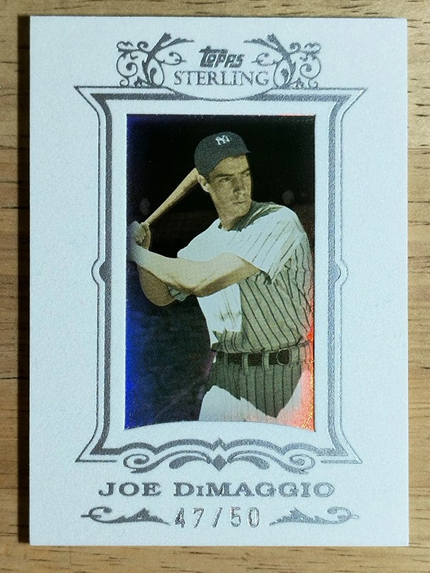 2007 Topps Sterling Framed White Suede #253 Joe DiMaggio