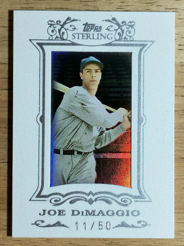 2007 Topps Sterling Framed White Suede #254 Joe DiMaggio