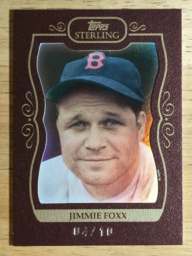 2008 Topps Sterling Framed Burgundy #27 Jimmie Foxx