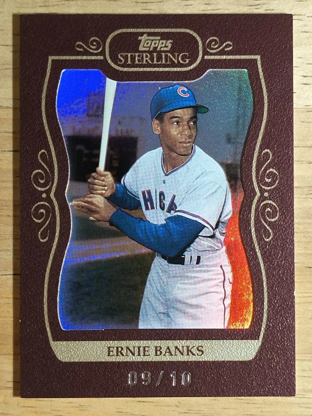 2008 Topps Sterling Framed Burgundy #287 Ernie Banks