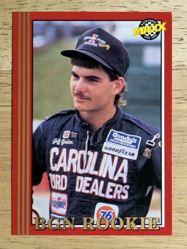 1992 Maxx Red #50 Jeff Gordon/Rookie of the Year