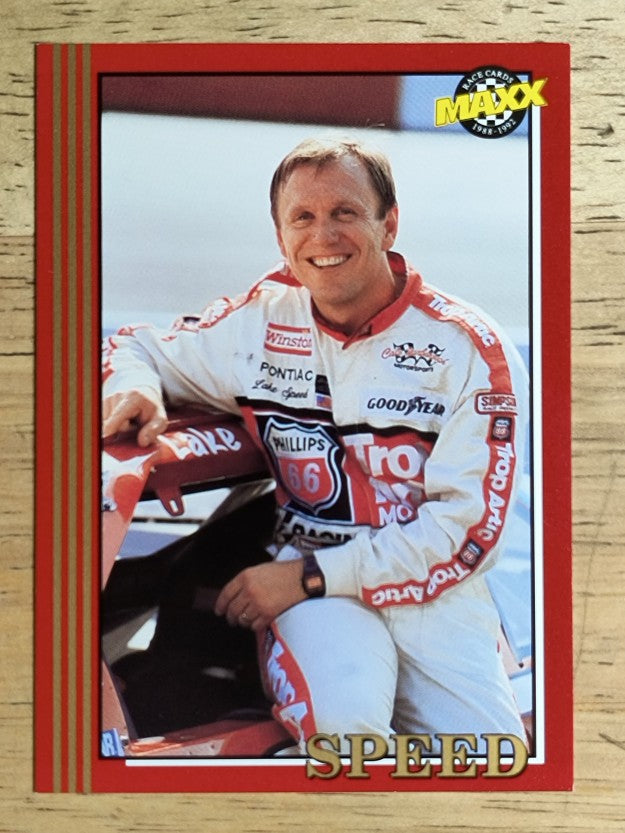 1992 Maxx Red #83 Lake Speed