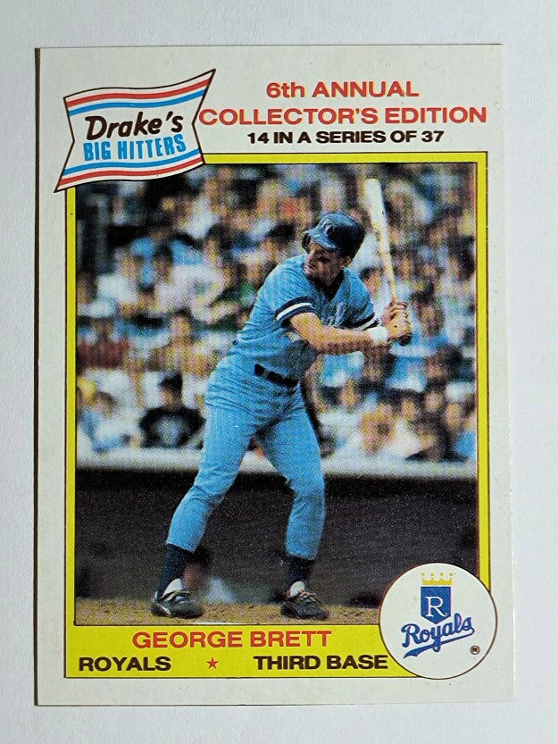 1986 Drake's #14 George Brett CCJ