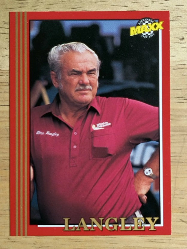 1992 Maxx Red #215 Elmo Langley