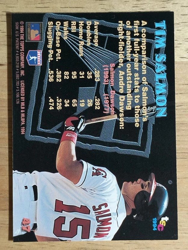 1994 Stadium Club Members Only 50 #47 Tim Salmon FIN