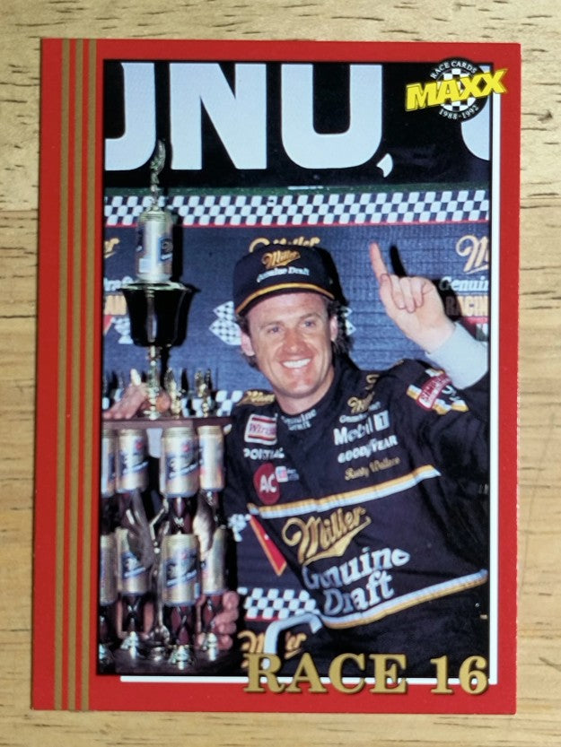 1992 Maxx Red #280 Rusty Wallace/Year in Review
