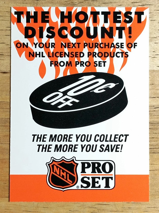1990-91 Pro Set Discount #NNO The Hottest Discount