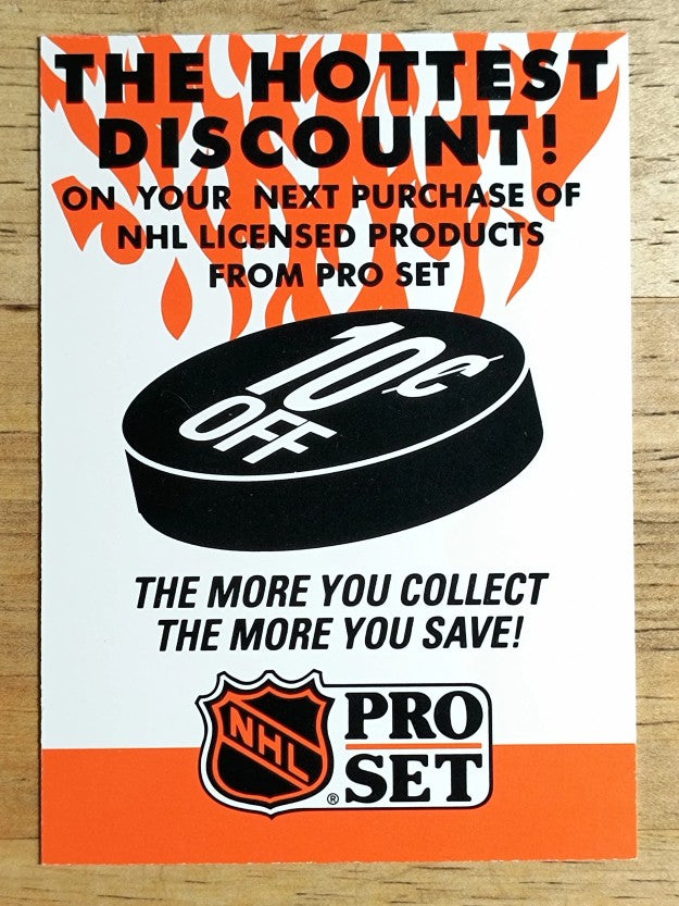 1990-91 Pro Set Discount #NNO The Hottest Discount