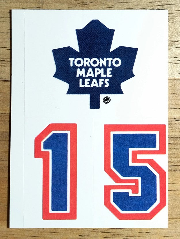 1987-88 Topps Sticker Inserts #13 Toronto Maple Leafs