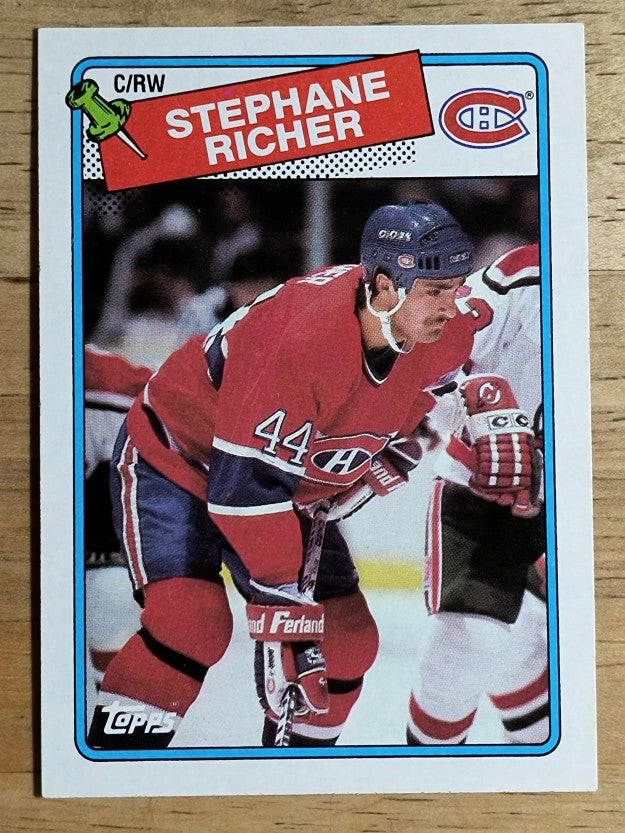 1988-89 Topps #5 Stephane Richer DP