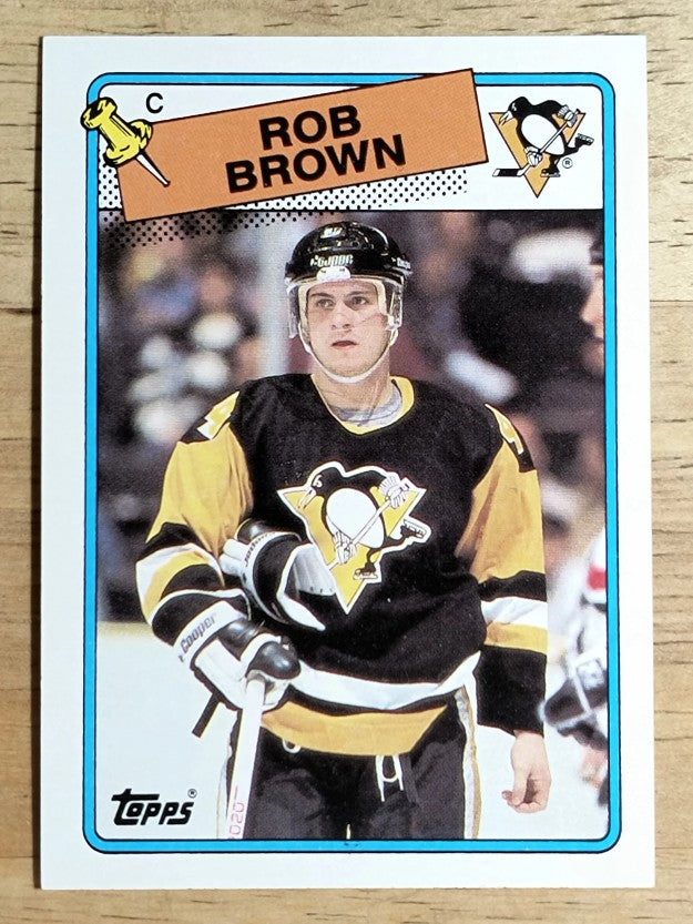 1988-89 Topps #109 Rob Brown RC