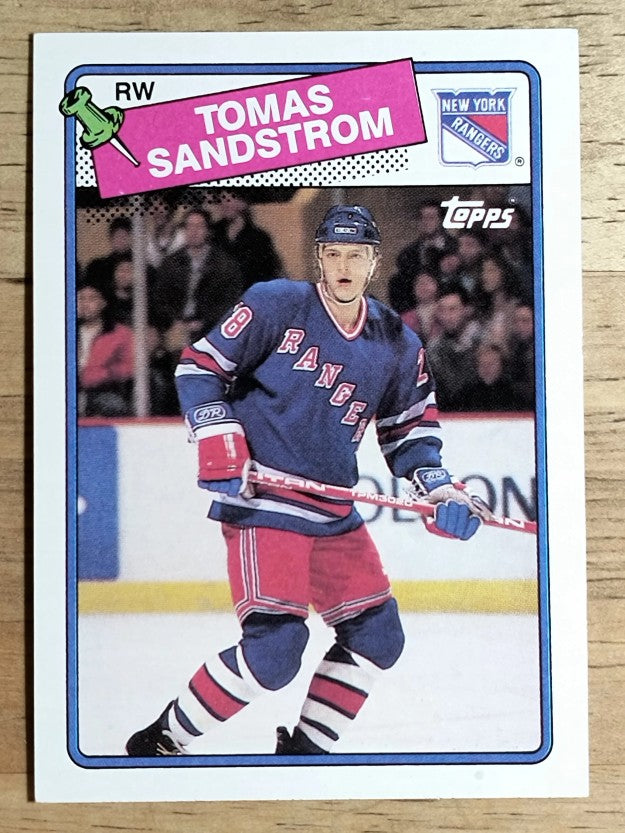 1988-89 Topps #121 Tomas Sandstrom