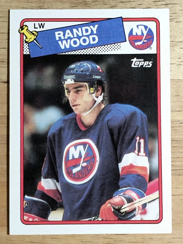 1988-89 Topps #140 Randy Wood DP RC