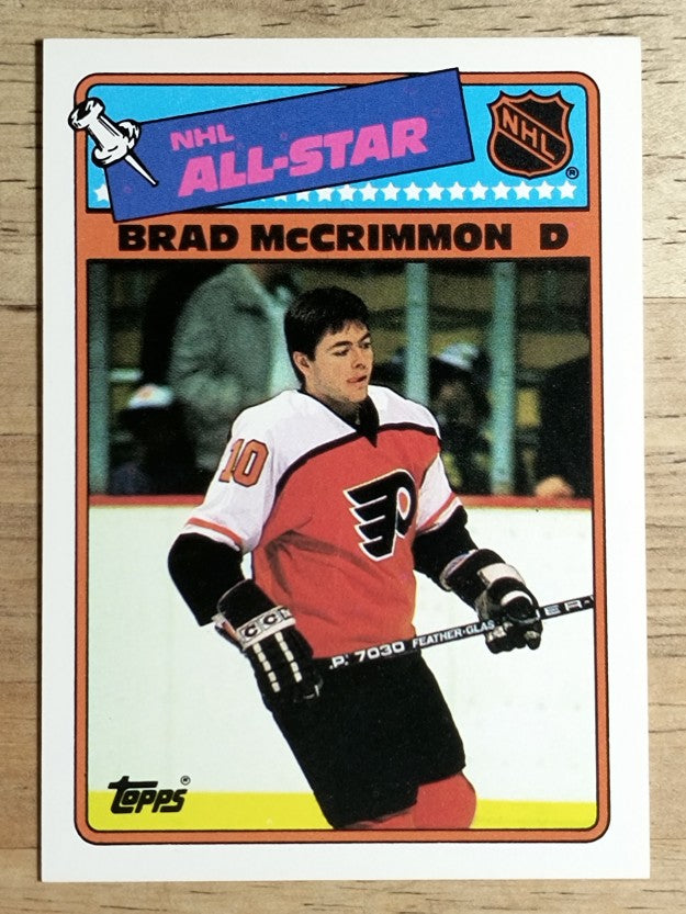 1988-89 Topps Sticker Inserts #10 Brad McCrimmon