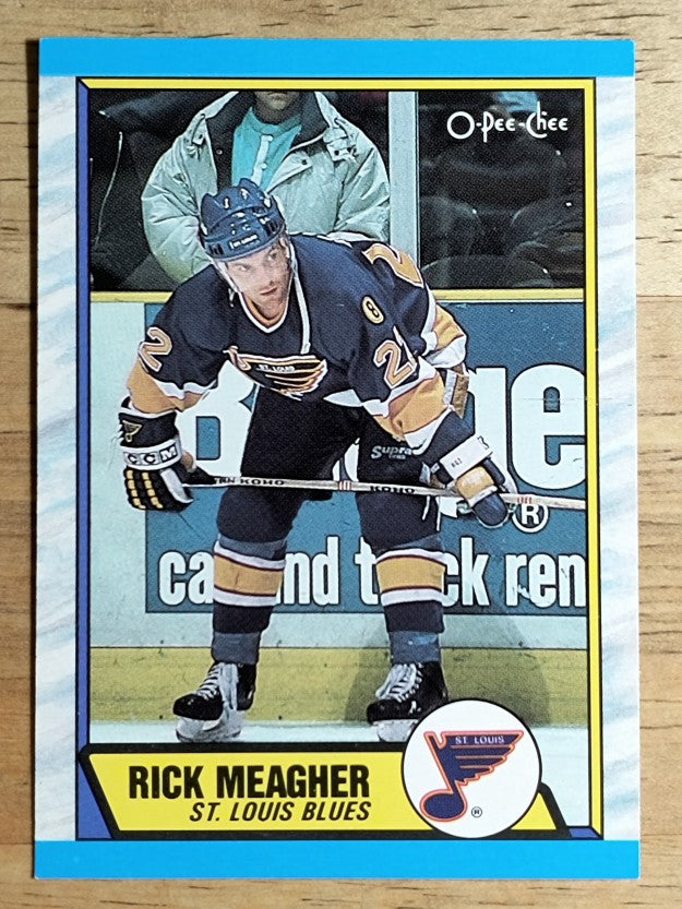 1989-90 O-Pee-Chee #116 Rick Meagher